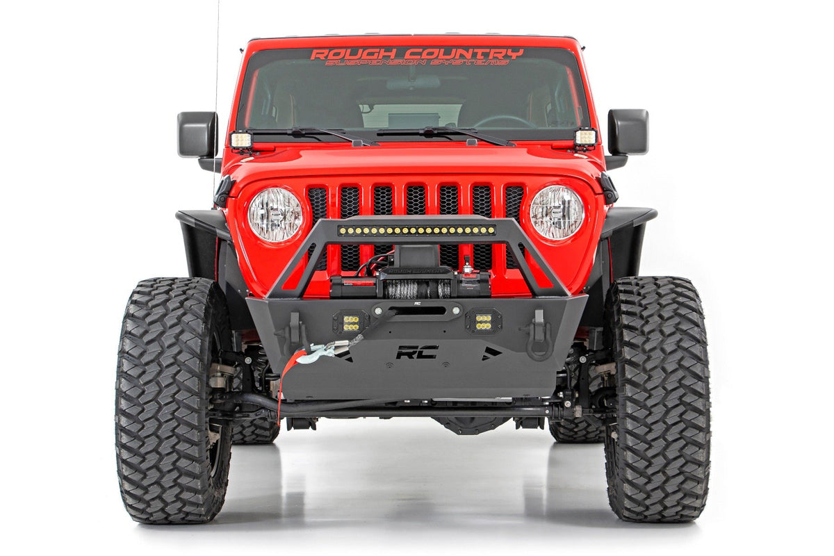 Front Bumper | Stubby | Trail | Jeep Gladiator JT/Wrangler JK &amp; JL/Wrangler Unlimited 