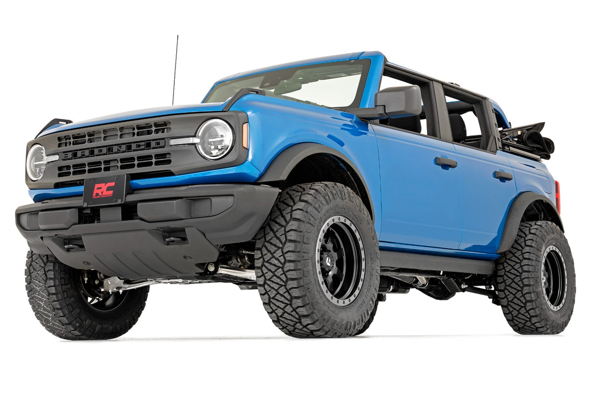 Rough Country - 2 Inch Lift Kit - Lifted Struts - Ford Bronco 4WD (2021-2025) - 591141 for 2021-2023 Ford Bronco - angle view
