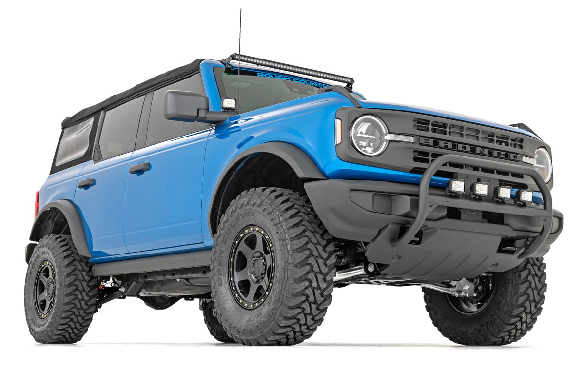 Nudge Bar | 3 Inch Wide Angle Led (x4) | Ford Bronco 4WD (2021-2024)