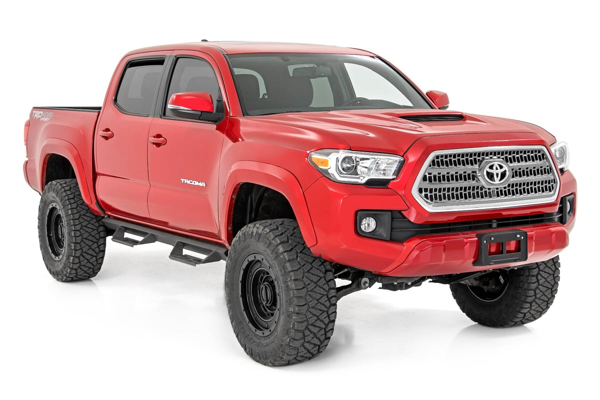 Rough Country - 3.5 Inch Lift Kit - Red UCA - Vertex/V2 - Toyota Tacoma 2WD/4WD (2005-2023) - 74258RED for 2005-2023 Toyota T