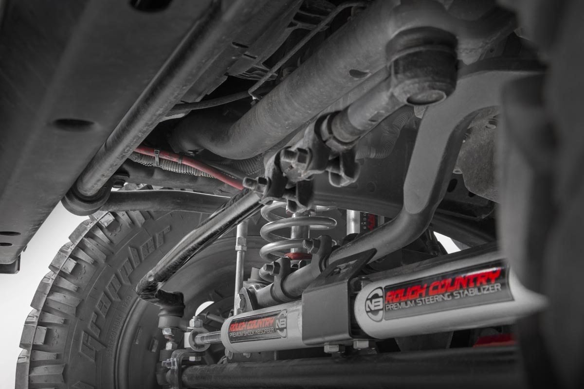 Rough Country - High Steer Kit - Track Bar Bracket Combo - Jeep Wrangler JK/Wrangler Unlimited (07-18) - 10601 for 2007-2017 