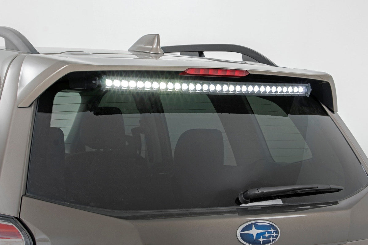 Rough Country - 30 Inch Black Series LED Light Bar - Curved - Single Row - 72730BL by Rough Country - detail view