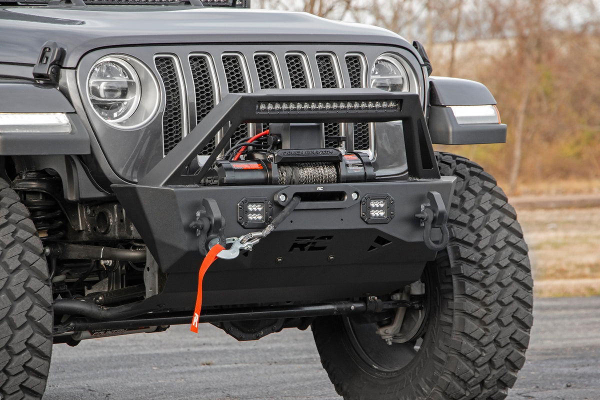 Front Bumper | Stubby | Trail | Jeep Gladiator JT/Wrangler JK &amp; JL/Wrangler Unlimited 
