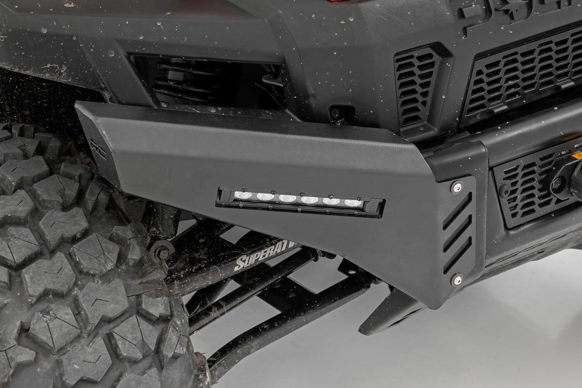 Bumper Wings | 6&quot; Black Slimline LED Pair | Polaris Ranger 1000/Ranger XP 900/1000