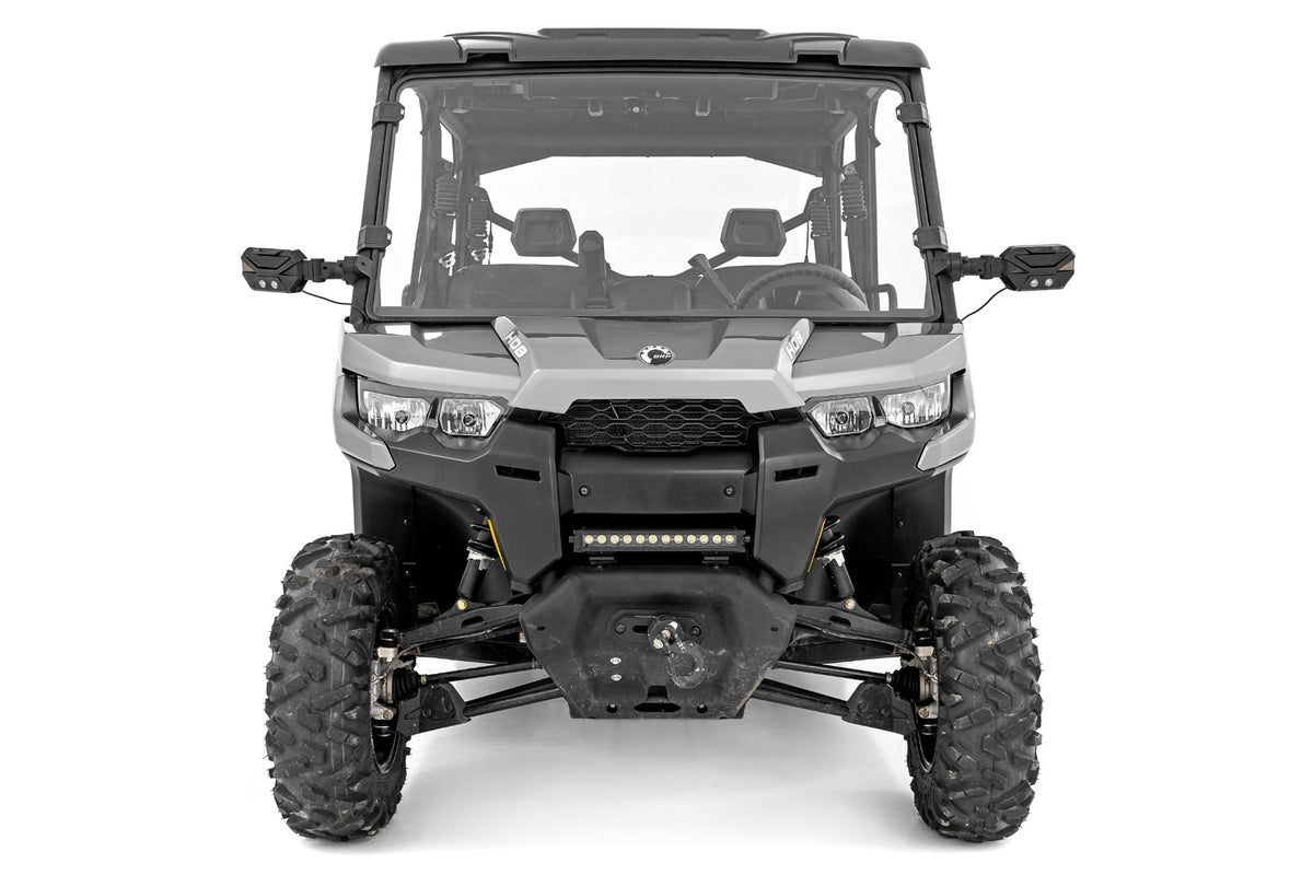 Rough Country - Full Windshield - Scratch Resistant - Can-Am Defender HD 8/HD 9/HD 10 - 98162030 for 2016-2023 Can Am Defende