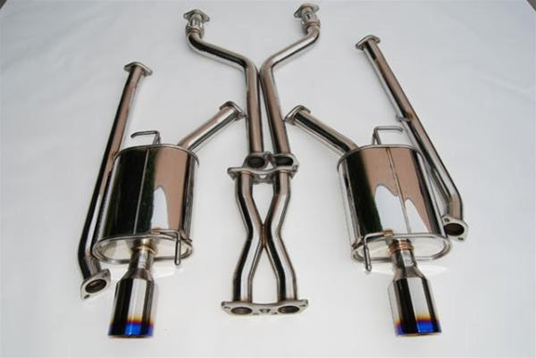 Invidia 07+ Infiniti G35/G37 Sedan 4dr Q300 Rolled Titanium Tip Cat-back Exhaust
