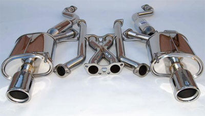 Invidia 07+ Infiniti G35/G37 Sedan 4dr Q300 Stainless Steel Tip Cat-back Exhaust - HS07IG4G3S for 2007-2013 INFINITI G