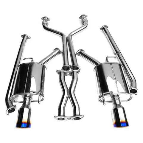 Invidia 07+ Infiniti G35/G37 Sedan Q300 Single Layer Titanium Tip Cat-back Exhaust - HS07IG4G3T for 2007-2013 INFINITI G