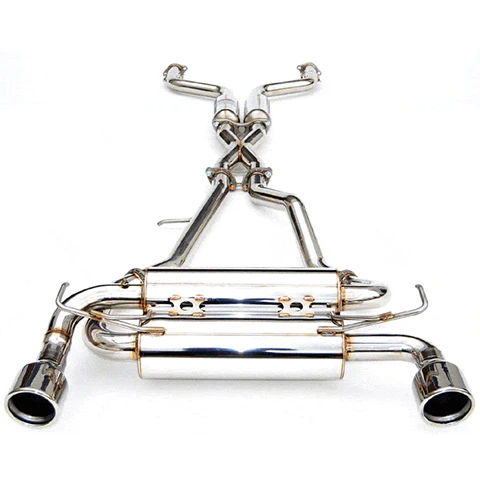 Invidia 07+ Infiniti G37 Coupe Gemini Rolled Stainless Steel Tip Cat-back Exhaust
