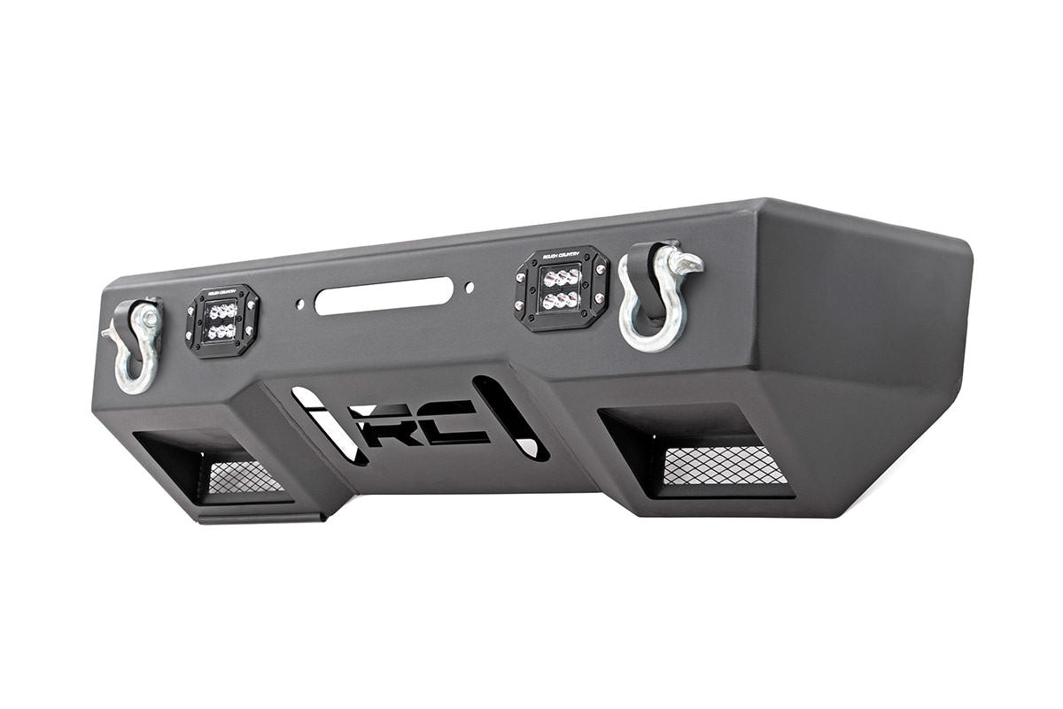 Front Bumper | Stubby | BLK LED | Jeep Gladiator JT/Wrangler JK &amp; JL/Wrangler Unlimited 4WD