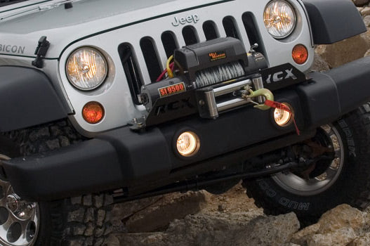 Rough Country - Winch Mounting Plate - Factory Bmpr - Jeep Wrangler JK/Wrangler Unlimited (07-18) - 1162 for 2007-2017 Jeep W