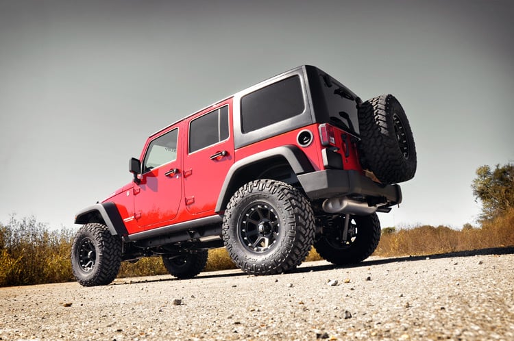 Rough Country - 3.5 Inch Lift Kit - M1R - Jeep Wrangler Unlimited 2WD/4WD (2007-2018) - 69444 for 2007-2017 Jeep Wrangler - a