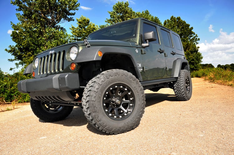 Rough Country - 3.5 Inch Lift Kit - M1R - Jeep Wrangler Unlimited 2WD/4WD (2007-2018) - 69444 for 2007-2017 Jeep Wrangler - d