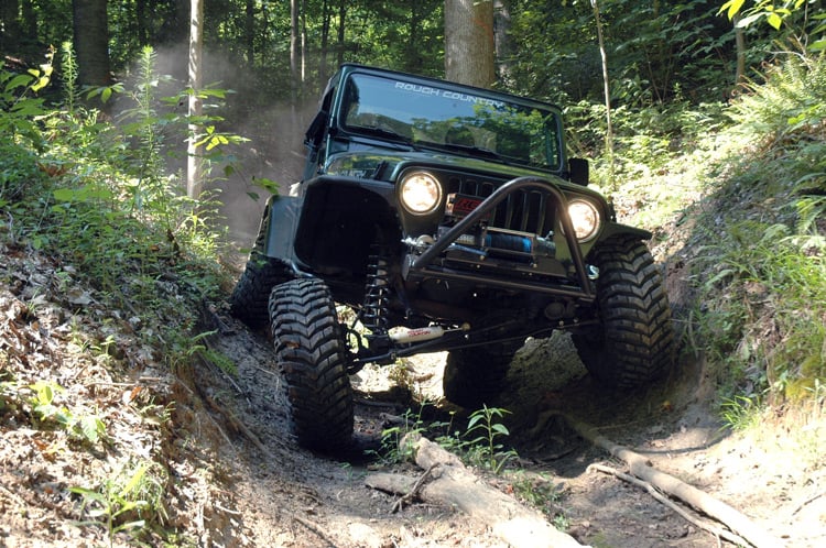 Rough Country - 6 Inch Lift Kit - X-Series - V2 - Jeep Wrangler TJ (97-06)/Wrangler Unlimited (04-06) - 66270 for 1997-2006 J