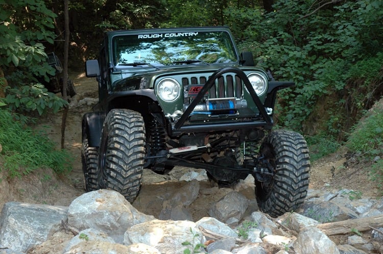 Rough Country - 6 Inch Lift Kit - X-Series - V2 - Jeep Wrangler TJ (97-06)/Wrangler Unlimited (04-06) - 66270 for 1997-2006 J