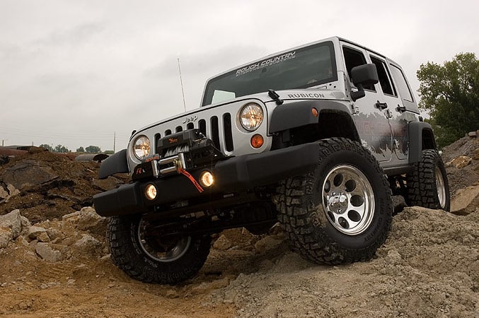 Rough Country - 4 Inch Lift Kit - M1R - Jeep Wrangler Unlimited 2WD/4WD (2007-2018) - 68144 for 2007-2017 Jeep Wrangler - det