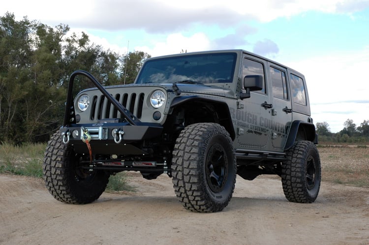 Rough Country - 6 Inch Lift Kit - M1R - Jeep Wrangler Unlimited 2WD/4WD (2007-2018) - 68344 for 2007-2017 Jeep Wrangler - ang