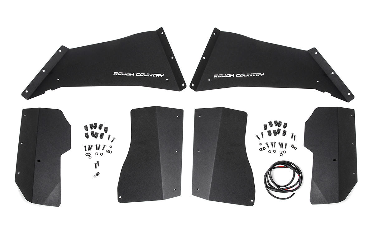 Rough Country - Inner Fenders - Rear - Jeep Wrangler JK/Wrangler Unlimited  (2007-2018) - 10500 for 2007-2017 Jeep Wrangler -