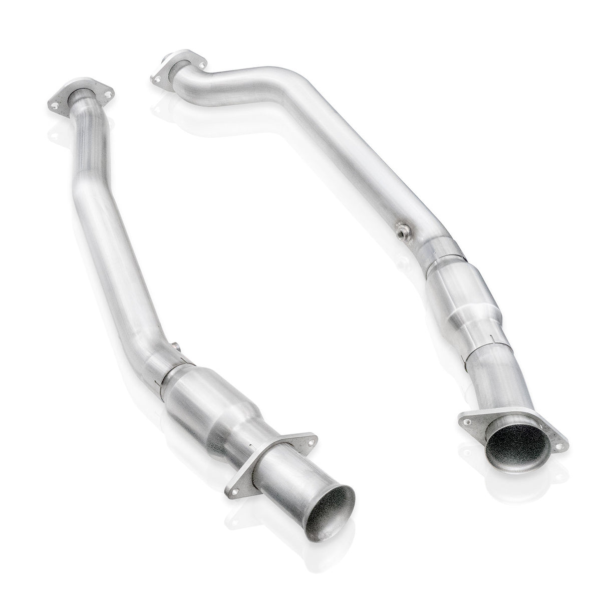Stainless Works - 2018-26 Jeep Trackhawk 6.2L/Dodge Durango SRT 6.4L Midpipe Kit - JEEP62CAT
