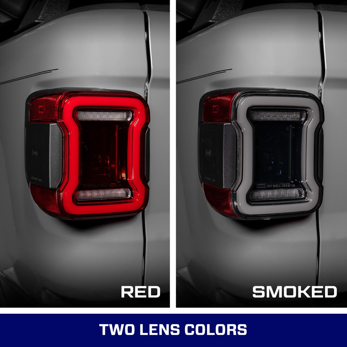 Form Lighting 20-26 Jeep Gladiator LED Tail Lights - Smoked (Pair) - FL0022