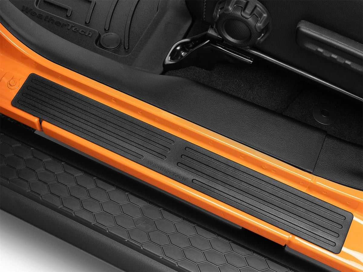 Weathertech - Sill Protector - 4 Door Set Black 18-26 Jeep Wrangler - ST004K1