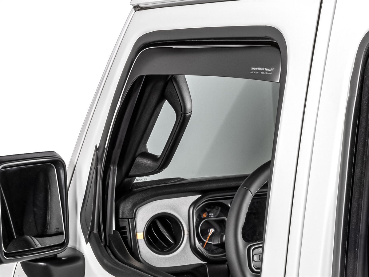 Weathertech - Side Window Deflector Set - Front And Rear Dark Tint 20-25 Gladiator / 18-26 Wrangler - 82922IM