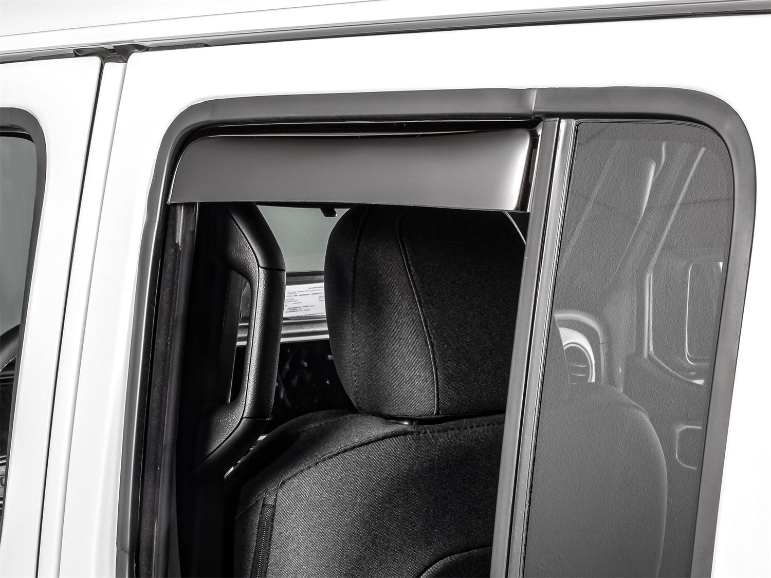 Weathertech - Side Window Deflector - Rear Dark Tint 20-25 Jeep Gladiator / 18-26 Jeep Wrangler - 81922IM