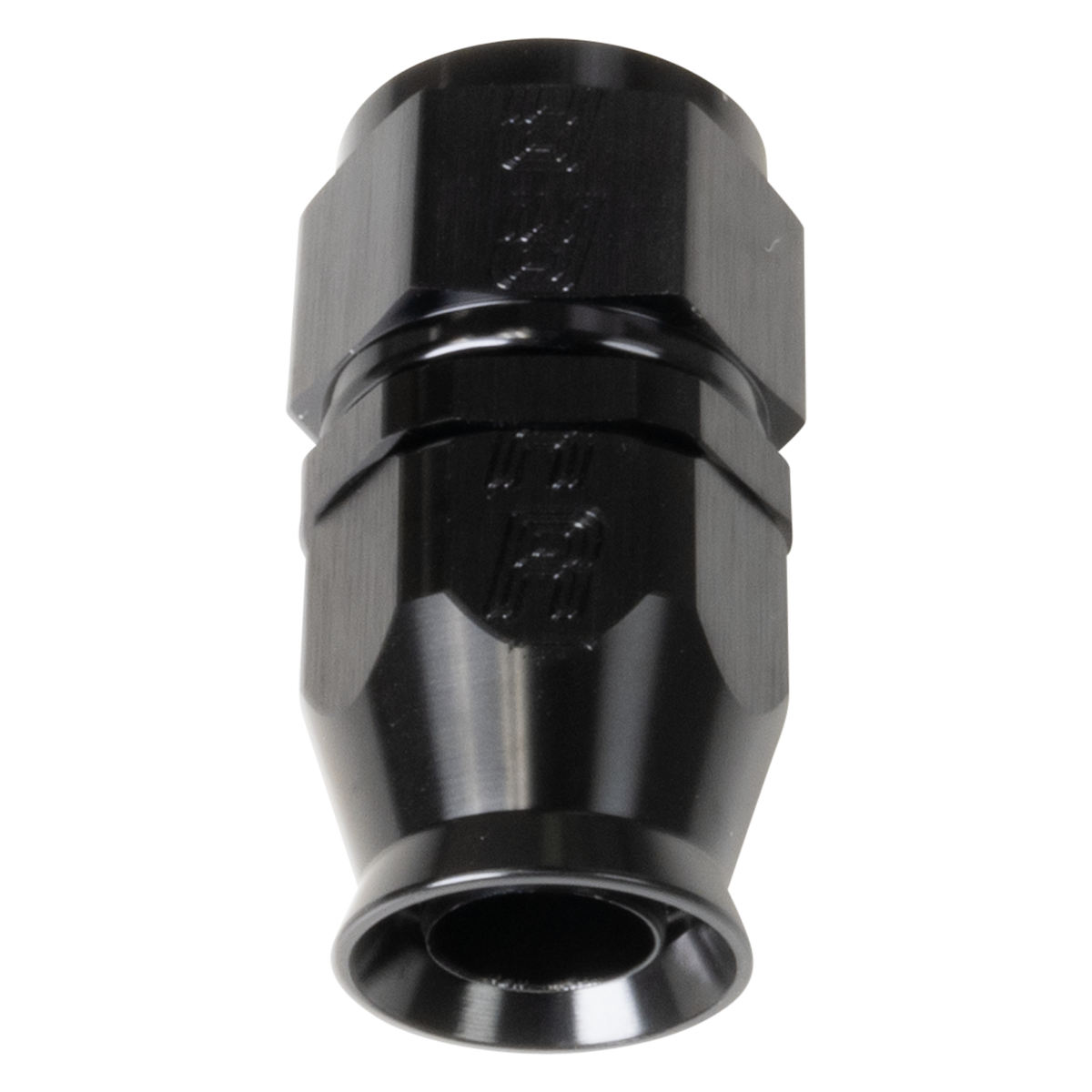 Russell Black Straight -12 Pro Ptfe Hose End - 550653 - angle view