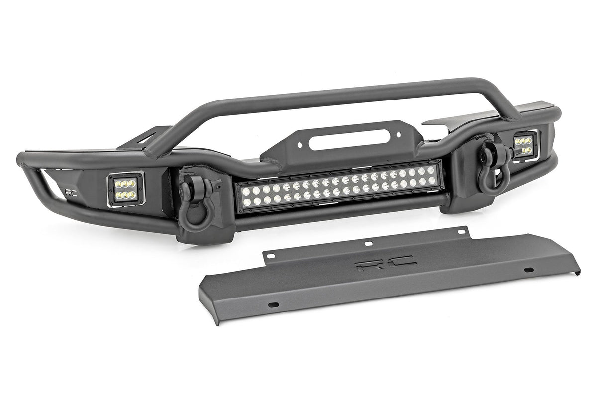 Front Winch Bumper | Tubular | Skid Plate | Jeep Gladiator JT/Wrangler JK &amp; JL/Wrangler Unlimited 