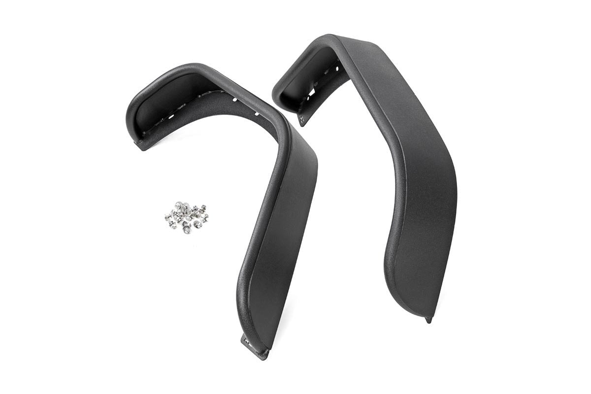 Rough Country - Fender Flare - Steel - Rear - Jeep Wrangler JK/Wrangler Unlimited  (2007-2018) - 10532 for 2007-2017 Jeep Wra