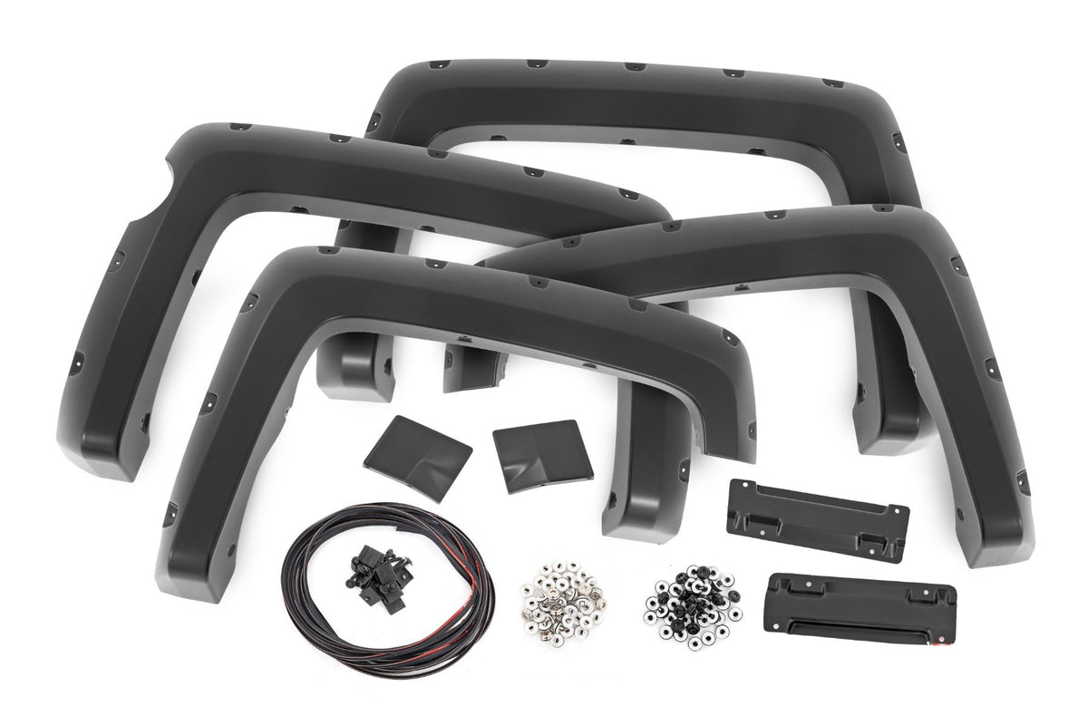 Pocket Fender Flares | 5&#39;9&quot; Bed | G1C Overcast | Chevy Silverado 1500 (14-18 &amp; Classic)