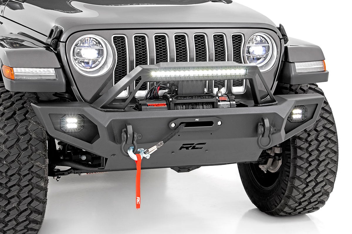Front Winch Bumper | Jeep Gladiator JT/Wrangler JK &amp; JL/Wrangler Unlimited 4WD