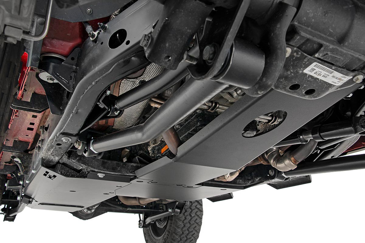 Rough Country - Skid Plate Combo - 3.6L - Engine - T-Case - Jeep Wrangler Unlimited (18-19) - 10616 for 2018-2019 Jeep Wrangl