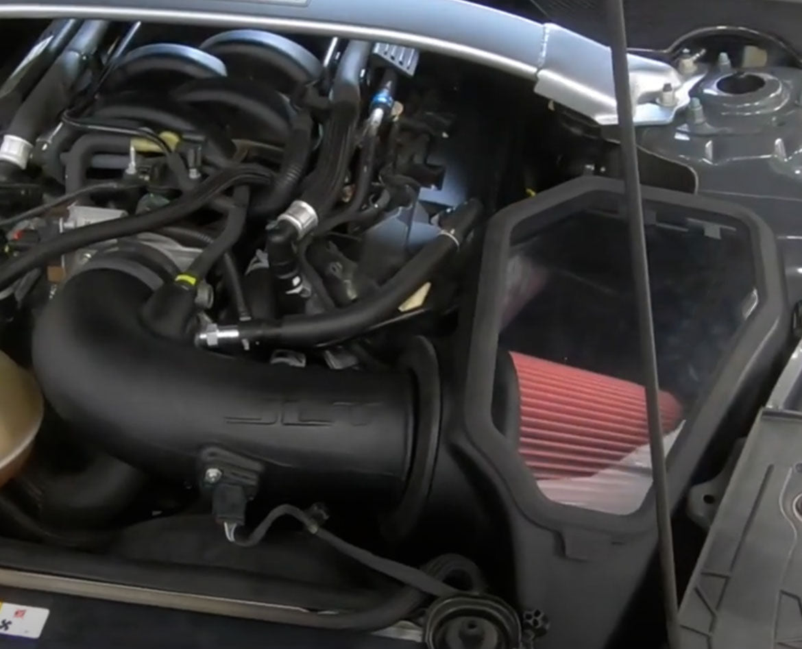 JLT Cold Air Intake with Snap-In Lid for 2015-2020 Ford Mustang GT350 5.2L - NO TUNE REQUIRED - CAI-75-5148