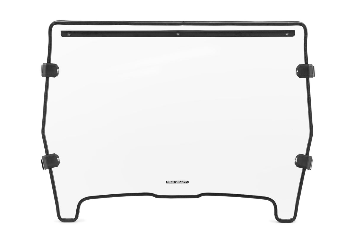 Rough Country - Full Windshield - Scratch Resistant - John Deere Gator XUV 825 - 98122270 for 2004-2016 John Deere Gator Hpx 