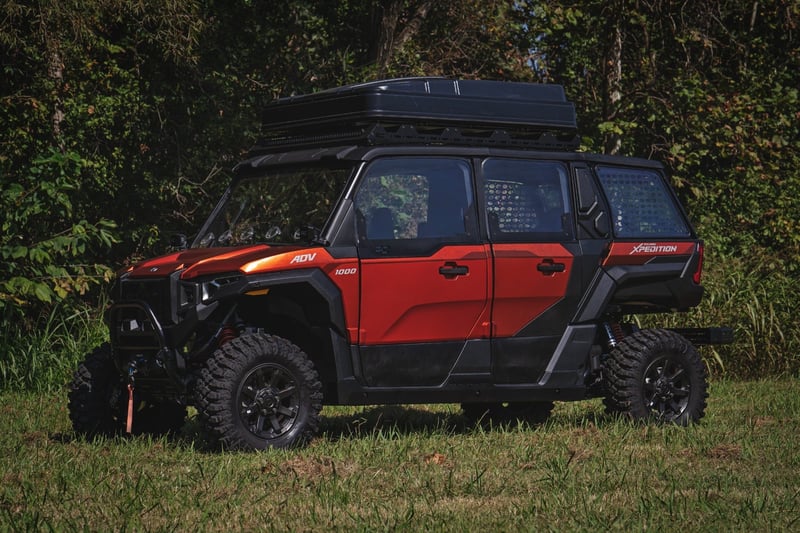 Rough Country - LED Cube Light Kit - Black Series w/ White DRL - Forward Facing - Polaris XPEDITION ADV 5/XPEDITION XP 5 - 93302