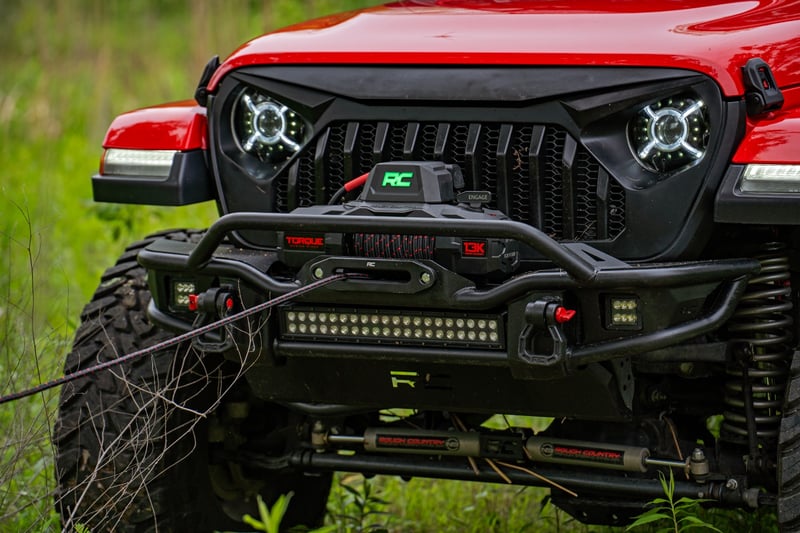 Rough Country - 13000-Lb Pro Series Winch - Synthetic Rope - TS13000S