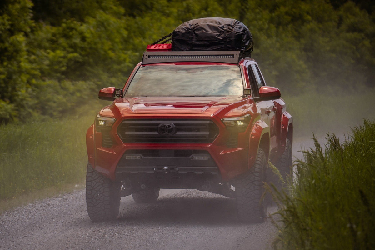 Rough Country - Roof Rack - 40" Black LED - Toyota Tacoma 2WD/4WD (2024-2025) - 72110 for 2024 Toyota Tacoma - front view