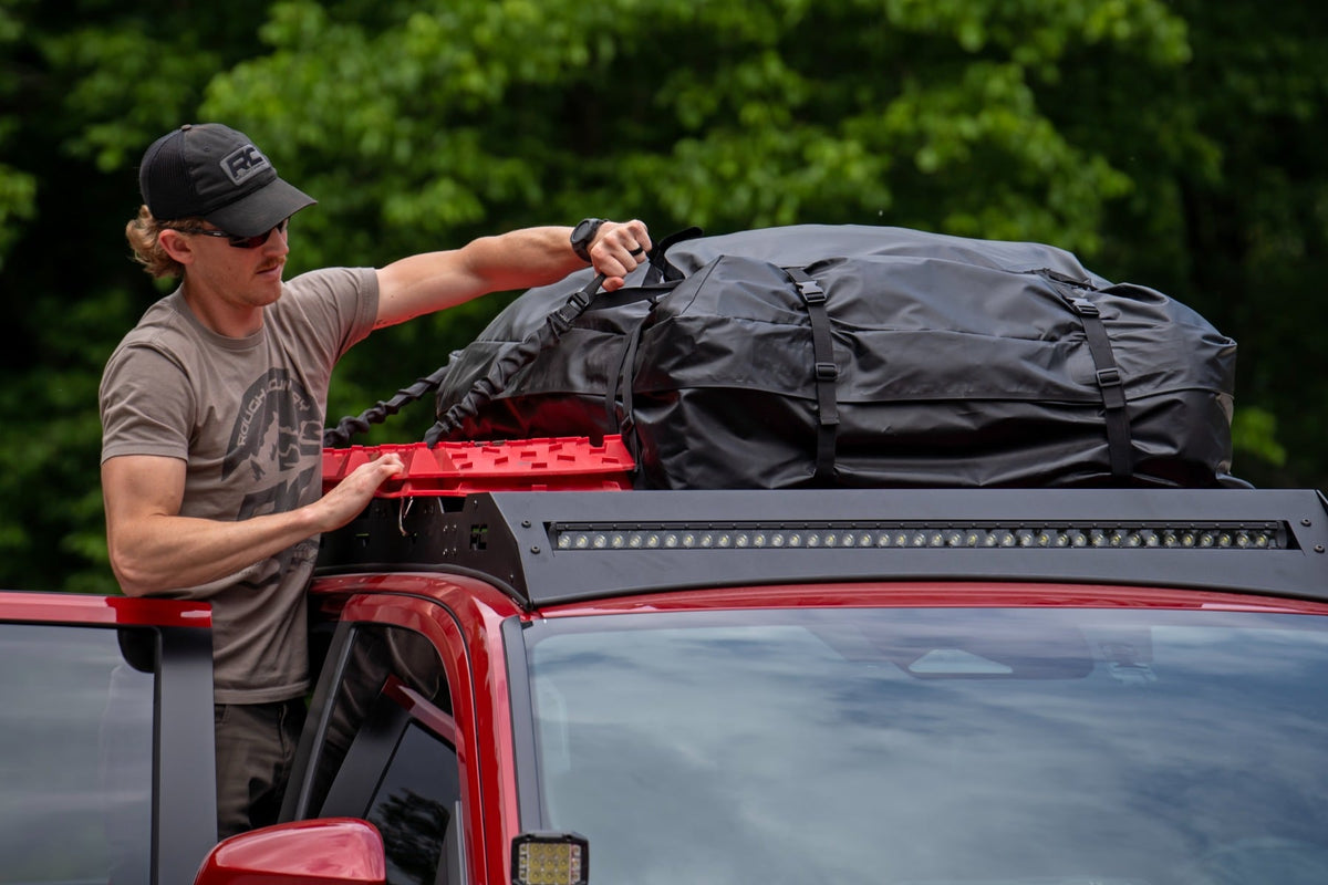 Rough Country - Roof Rack - 40" Black LED - Toyota Tacoma 2WD/4WD (2024-2025) - 72110 for 2024 Toyota Tacoma - angle view