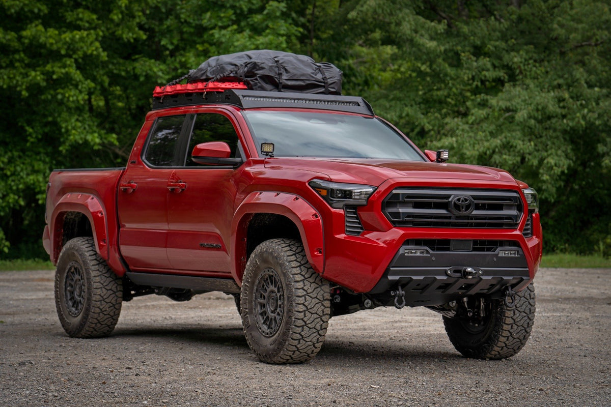 Rough Country - Roof Rack - 40" Black LED - Toyota Tacoma 2WD/4WD (2024-2025) - 72110 for 2024 Toyota Tacoma - installed view