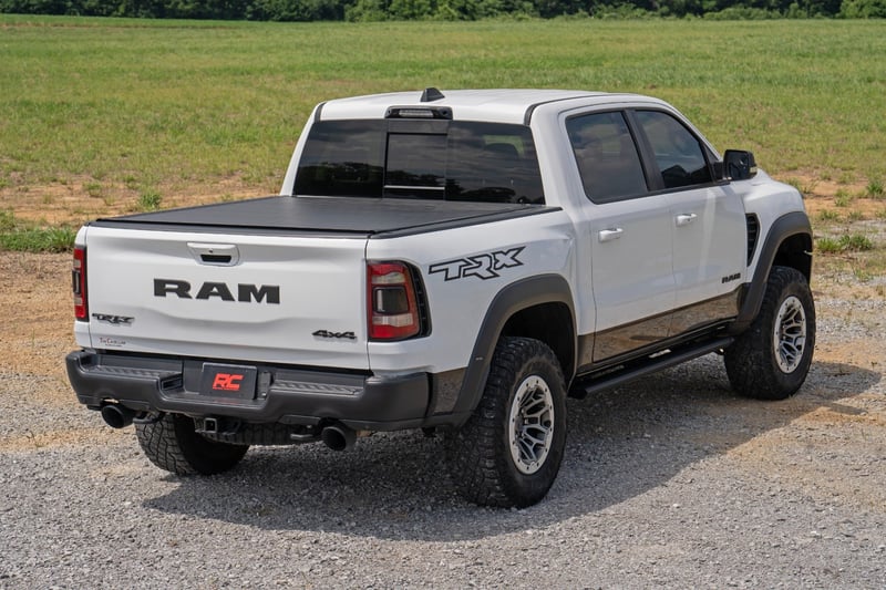 Rough Country - Hard Roll Up Bed Cover - 5'7" Bed | Ram 1500 (19-26)/1500 TRX (21-24) - 50320550