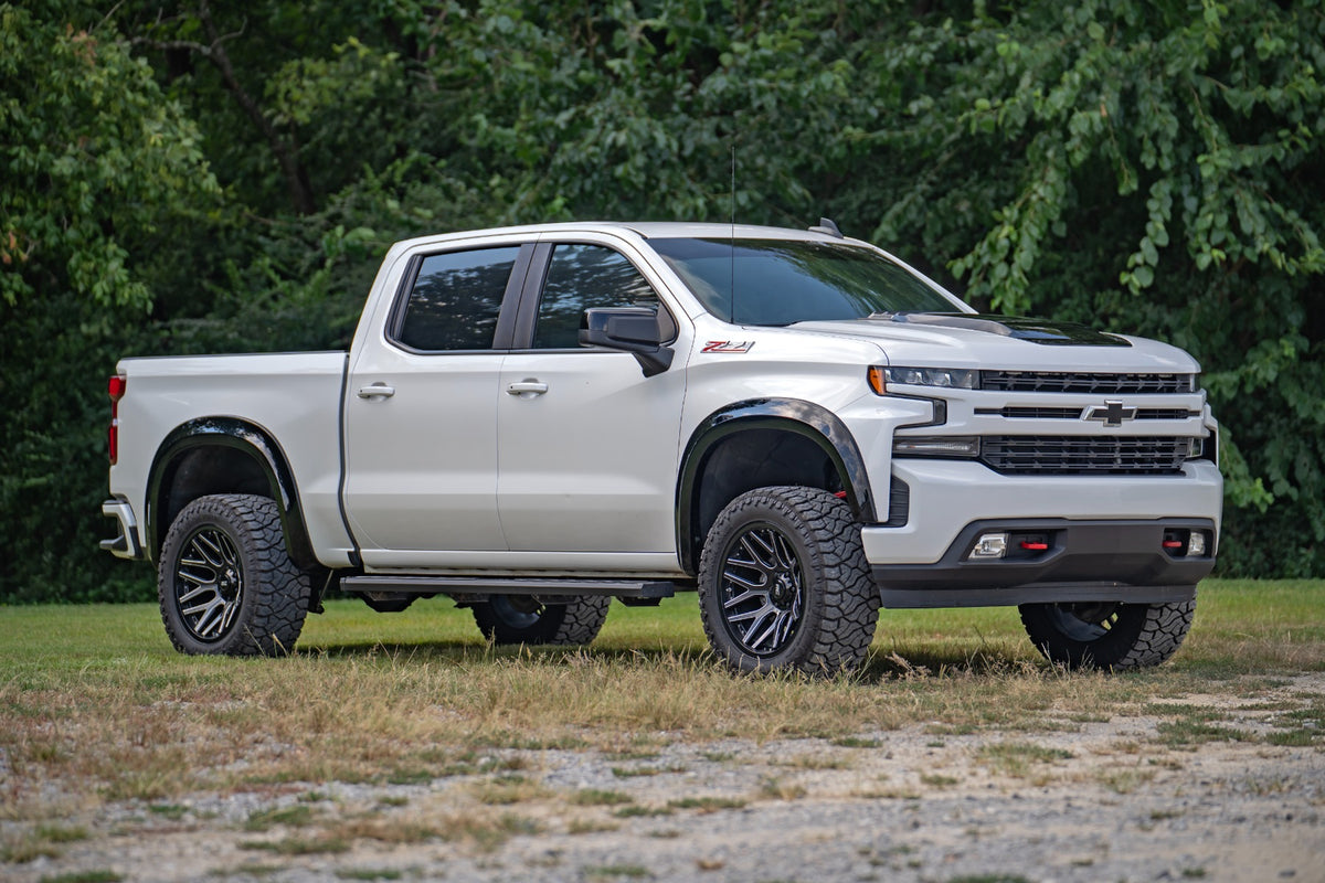 Rough Country - Hood Scoop - G1K Deep Ocean Blue - Chevy Silverado 1500 2WD/4WD (2019-2025 & Classic) - HS10010-G1K for 2019-