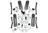 18-19 Jeep Wrangler JL Unlimited 4in Dual Rate Coil Lift Kit- Incl Rubicon w/ Shock Extensions - K184 - front view