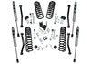 18-19 Jeep Wrangler JL 2 Door 4in Dual Rate Coil Lift Kit - Incl Rubicon w/ Fox Shocks - K186F - front view