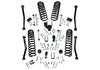 18-19 Jeep Wrangler JL 2 Door 4in Dual Rate Coil Lift Kit - Incl Rubicon w/ Shock Extensions - K186 - front view