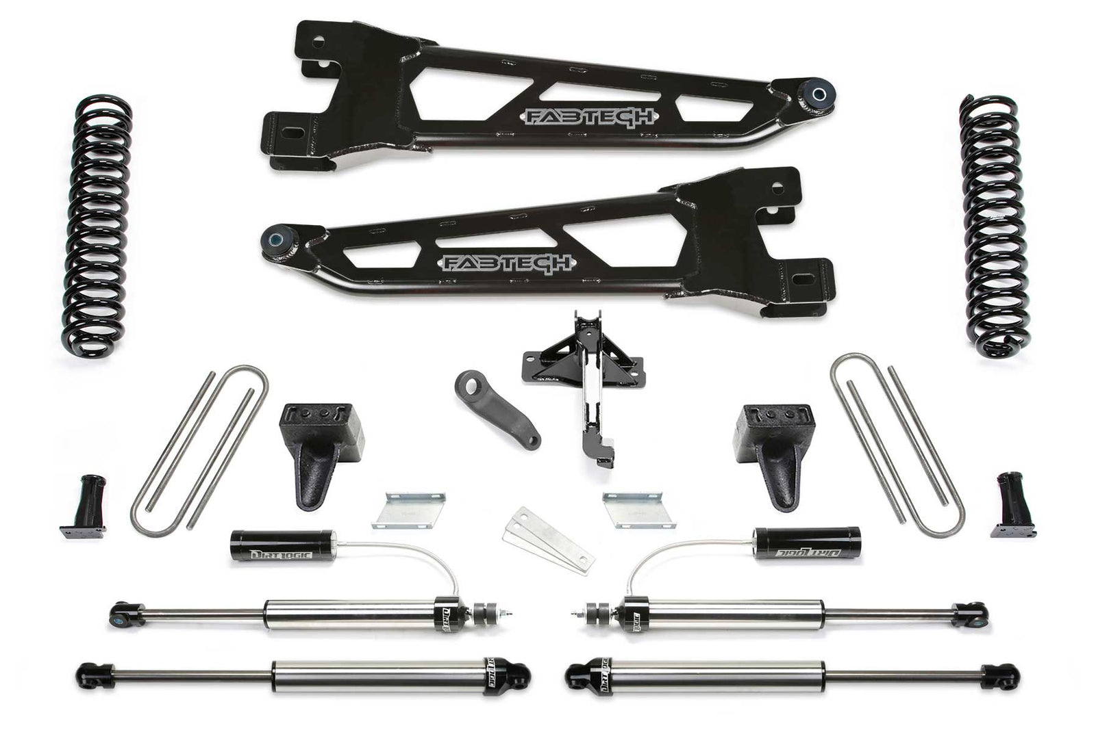4″ Radius Arm Lift Kit – Front Dirt Logic 2.25 Resi Shocks & Rear Dirt Logic 2.25 Shocks – K2407DL