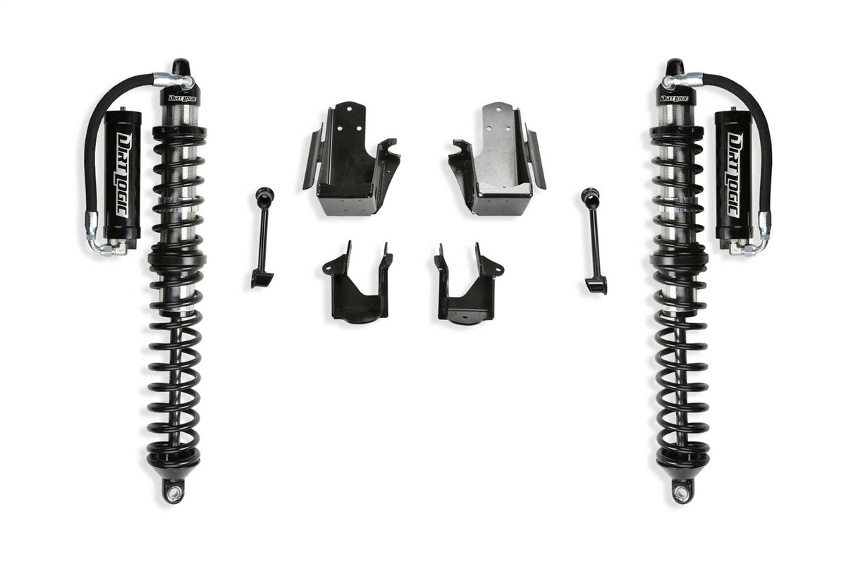 Fabtech 20-22 Jeep JL/JT 4WD Diesel 5in Crawler Coilover Conv. w/DL 2.5 Resi - K4212DL