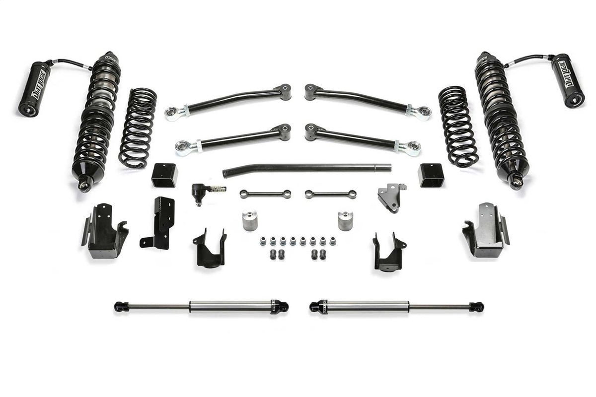 Fabtech 18-20 Jeep JL 4WD Gas 3in Trail w/DLSS 2.5 Coilover Resi & RR DLSS - K4225DL
