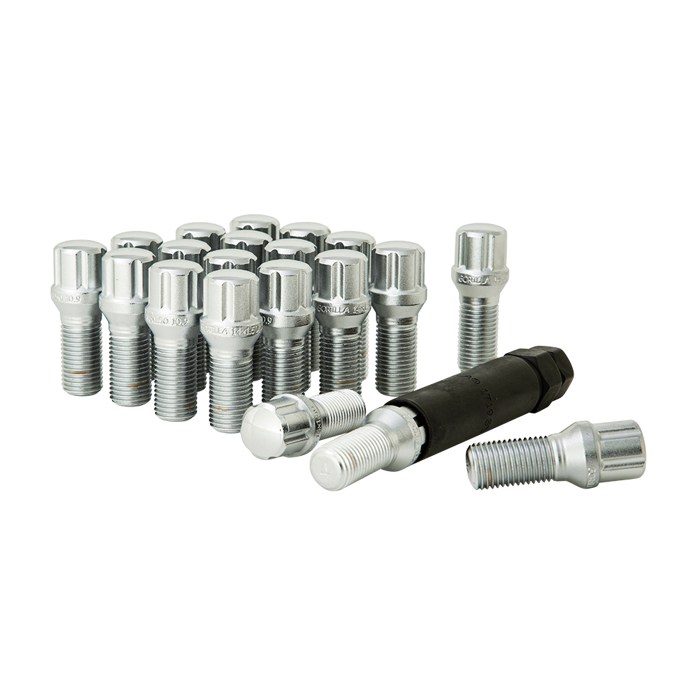 Gorilla Automotive - 5lug 14-1.50 Spline Bolt Wik CHR 30mm - K5BS-14150X30GR