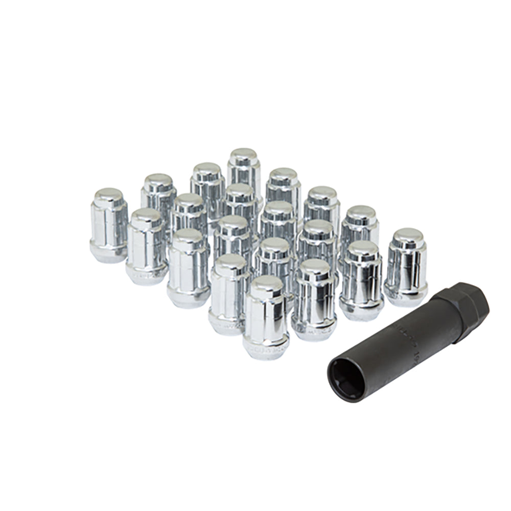 Gorilla Automotive Cone Seat Small Diameter Acorn Lug Nuts - Chrome